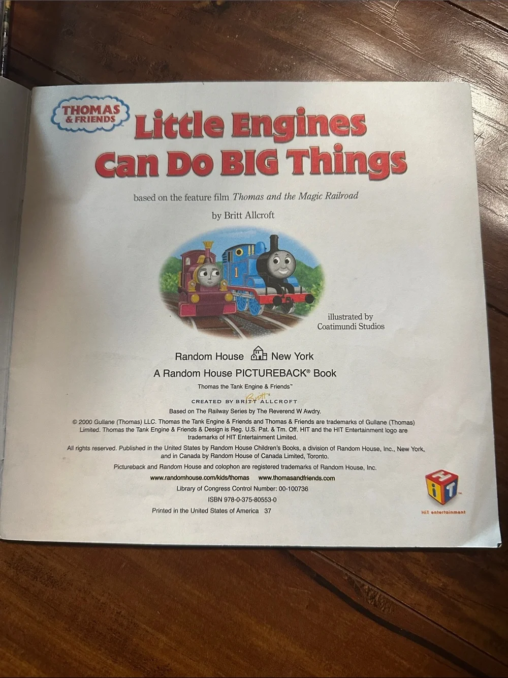 Rare 2004 TOMY Thomas Trevor Pull Back Train Sodor Engine 3 Book Lot